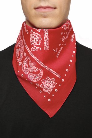 Patterned scarf, zdjęcie 2 Patterned scarf od Palm Angels
